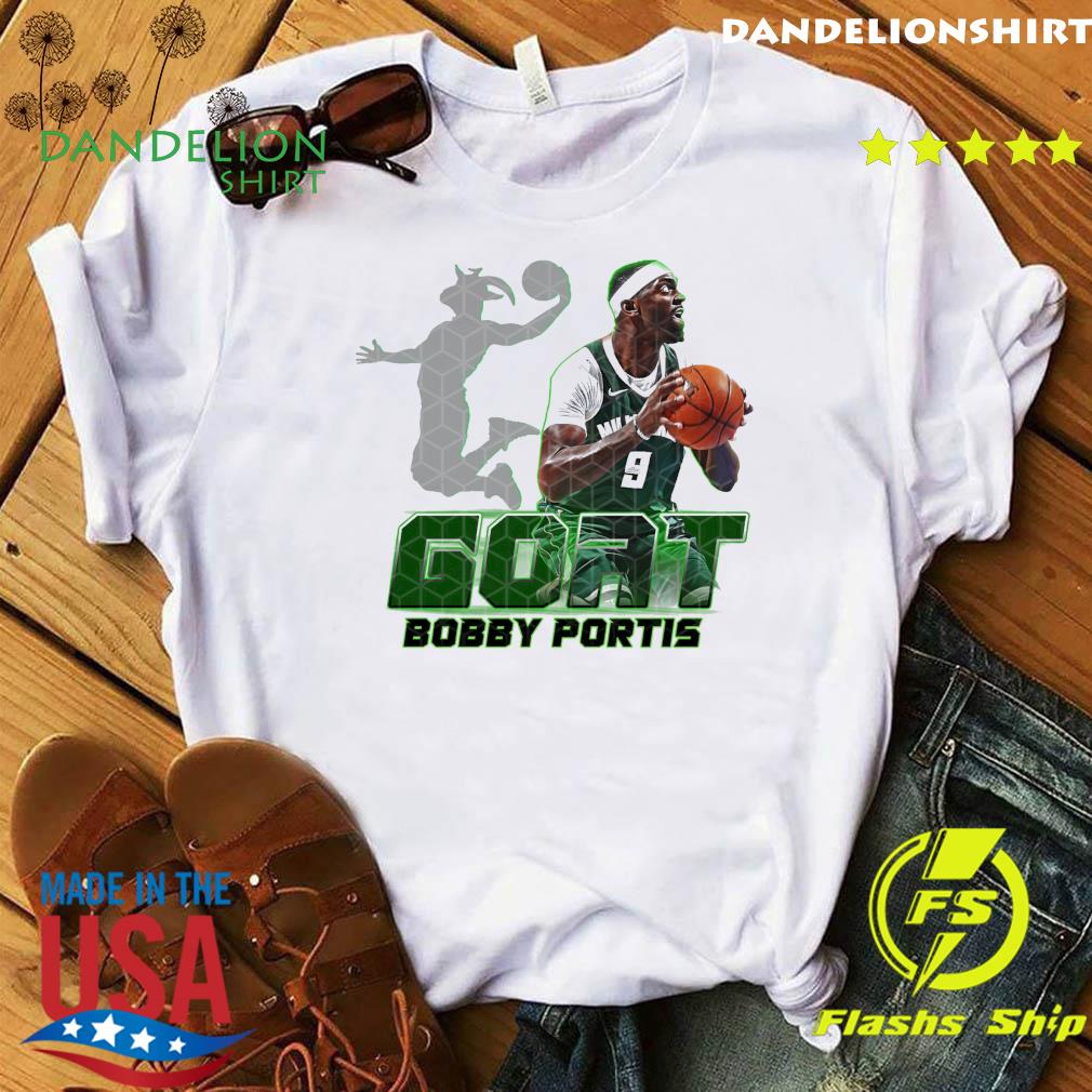 Bobby Portis GOAT Shirt, Bobby Portis Bucks Shirt, Milwaukee Bucks NBA Champions 2021 Shirt ...