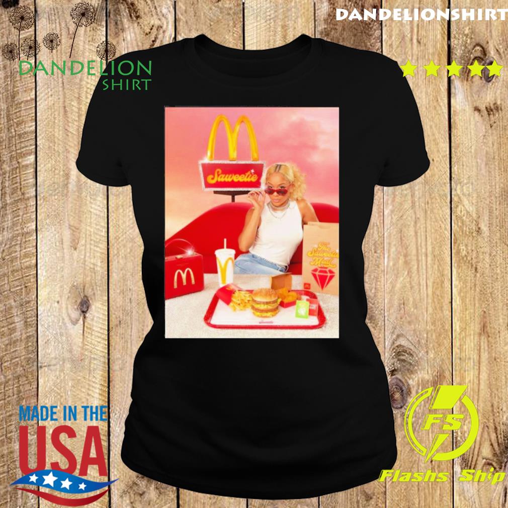 saweetie mcdonalds shirt