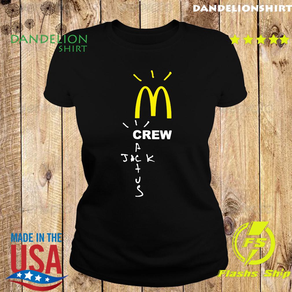 mcdonalds cactus jack crew shirt