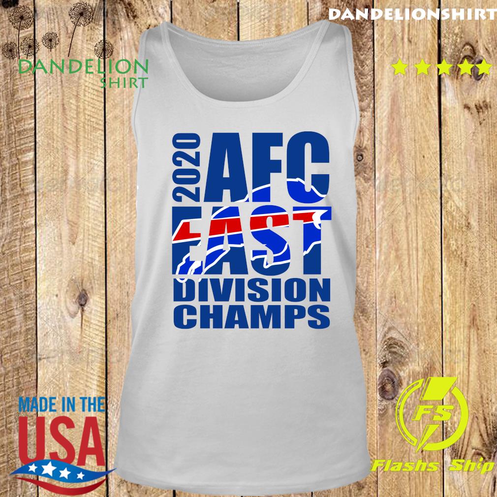 Distressed BILLS 2020 AFC EAST CHAMPS White Helmet from TeePublic